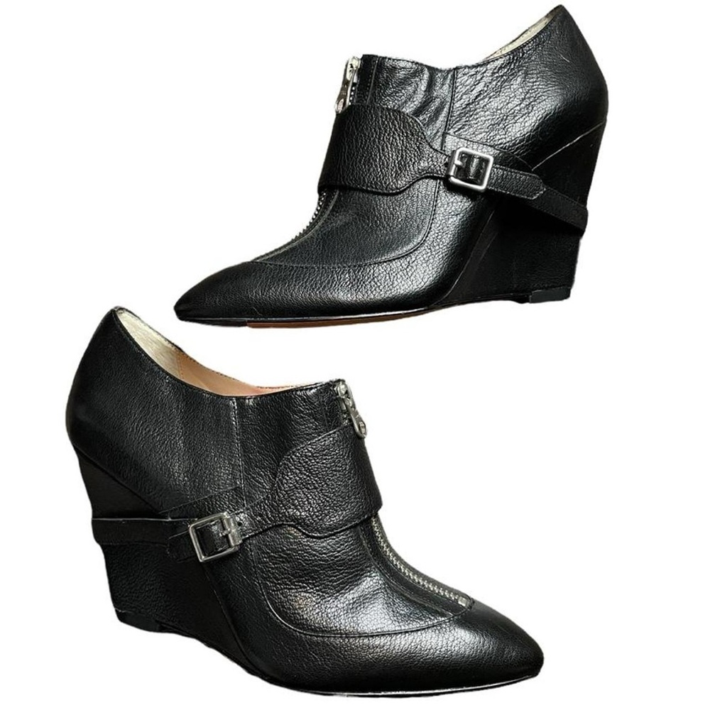 Elizabeth and James Women's Black and Silver Boots